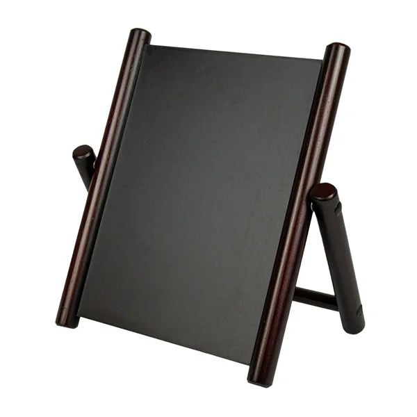PANNEAU / ARDOISE DE TABLE 32x32 CM NOIR BOIS (1 UNITÉ) - Garcia de Pou