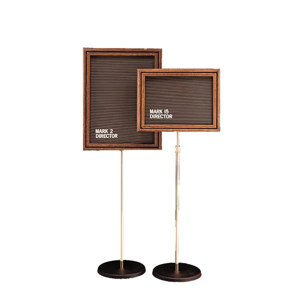 PANNEAU LETTRES "MARK" AVEC PIED 50x38 CM NATUREL BOIS (1 UNITÉ) - Garcia de Pou