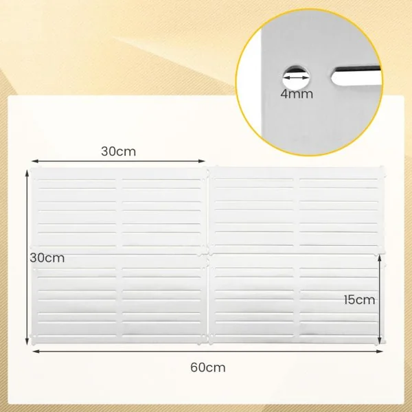 Panneau Mural Porte-Outils Lot de 4 avec 32 Bandes Magnétiques Puissantes Système de Rangement Mural pour Outils Peu Encombrants pour Atelier Garage