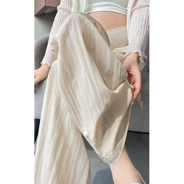 Pantalon Ample Grossesse Plissé