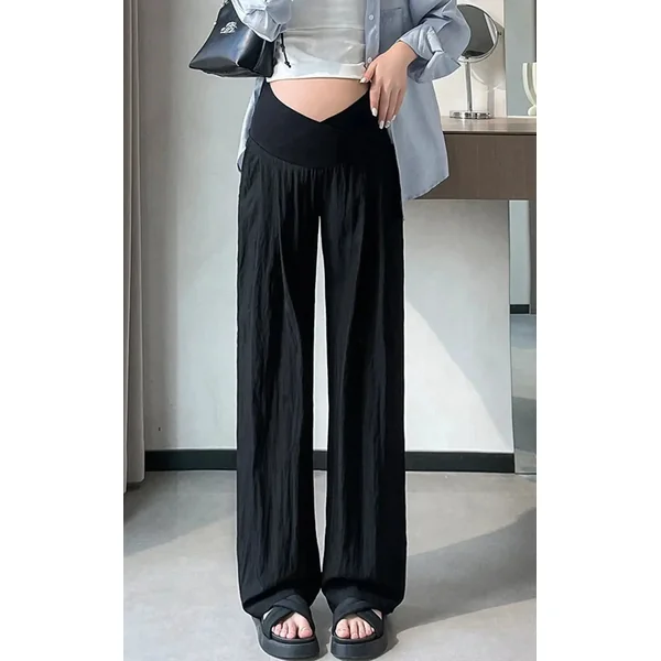 Pantalon Ample Grossesse Plissé