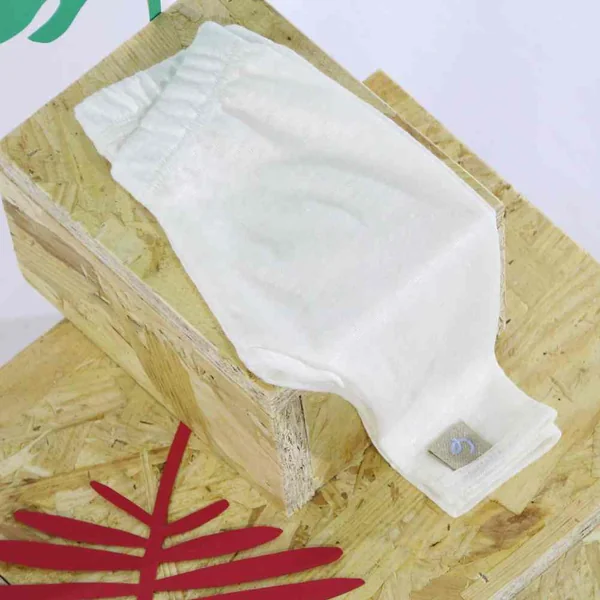 Pantalon bébé en lin de Normandie - Petipoi - dernier exemplaire 1 mois
