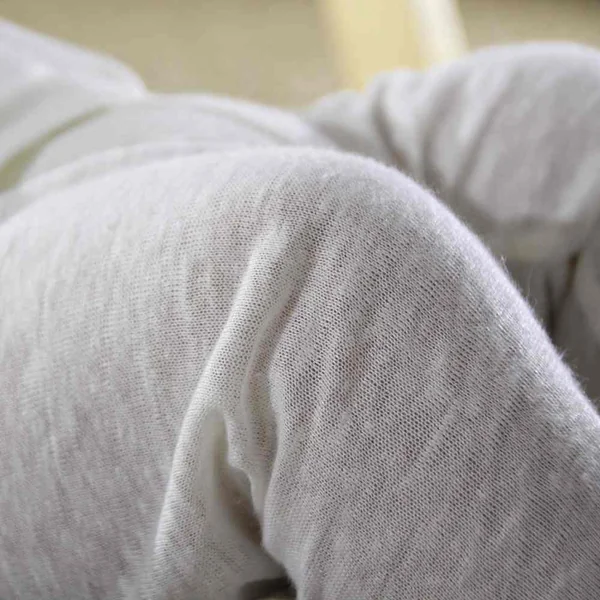 Pantalon bébé en lin de Normandie - Petipoi - dernier exemplaire 1 mois