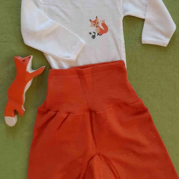 Pantalon bébé évolutif en laine mérinos et soie - COSILANA
