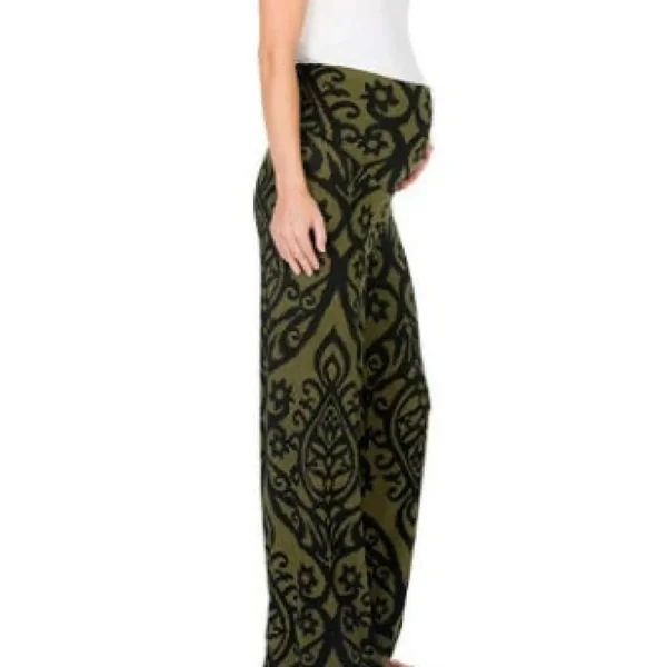 Pantalon de Grossesse Fluide Imprimé