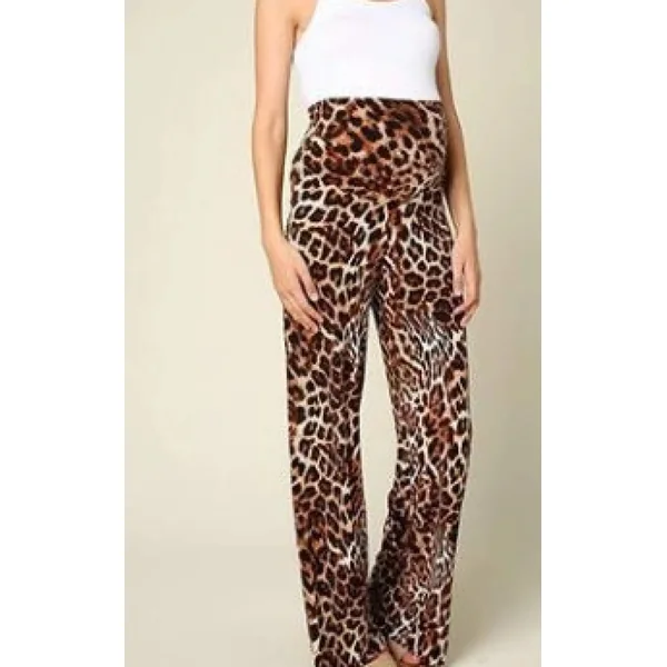 Pantalon de Grossesse Fluide Imprimé