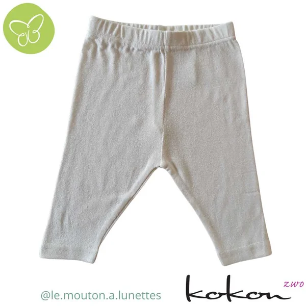 Pantalon en bourrette de soie pour bébé - Kokon Zwo