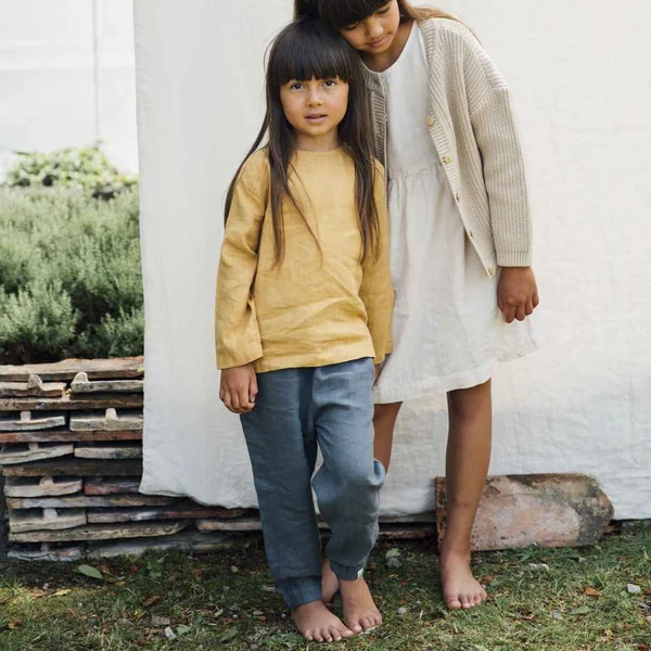 Pantalon en lin mixte pour enfant - Wilder pants Matona - Derniers exemplaires petites tailles