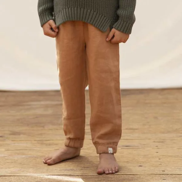 Pantalon en lin mixte pour enfant - Wilder pants Matona - Derniers exemplaires petites tailles