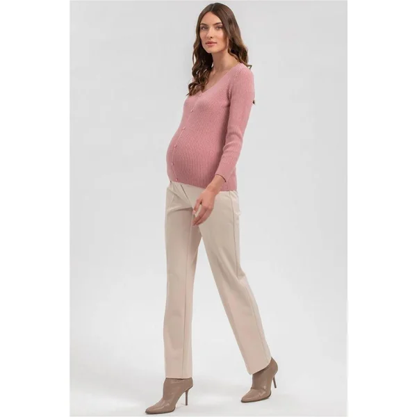 Pantalon Grossesse Droit - Noah crème