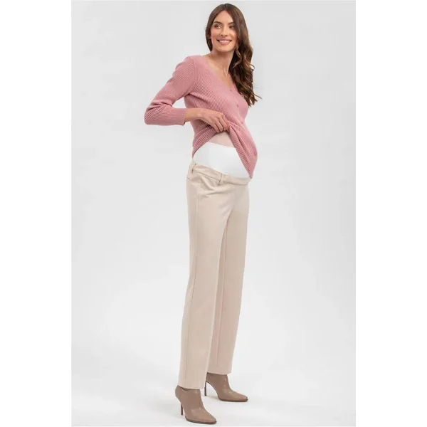 Pantalon Grossesse Droit - Noah crème