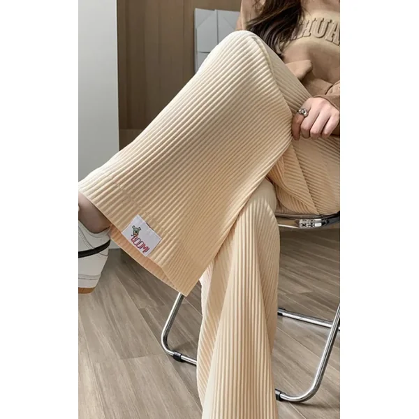 Pantalon Grossesse Large en Mousseline de Soie