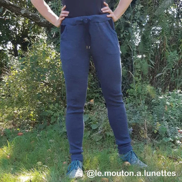 Pantalon Joggers Lounge MaM laine mérinos femme et ado – Coloris 2025/26