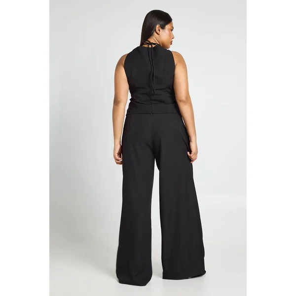 Pantalon Large Taille Haute Grande Taille