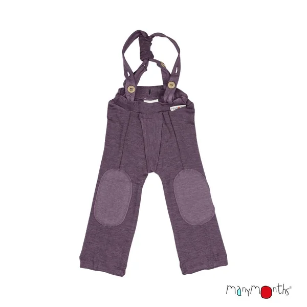 Pantalon à bretelles Hazel en laine mérinos - Manymonths - Derniers exemplaires Charmer/Explorer
