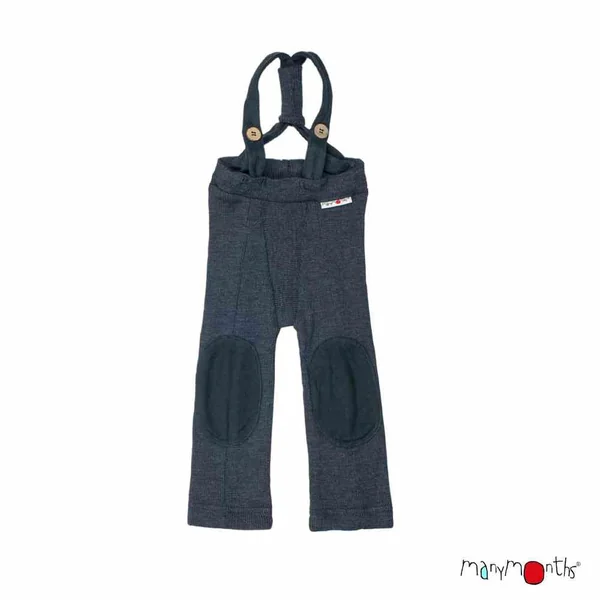 Pantalon à bretelles Hazel en laine mérinos - Manymonths - Derniers exemplaires Charmer/Explorer