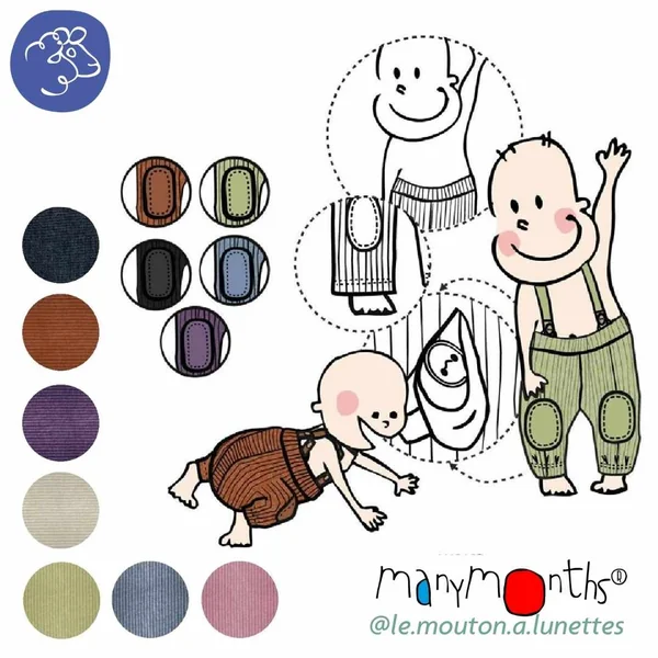 Pantalon à bretelles Hazel en laine mérinos - Manymonths - Derniers exemplaires Charmer/Explorer