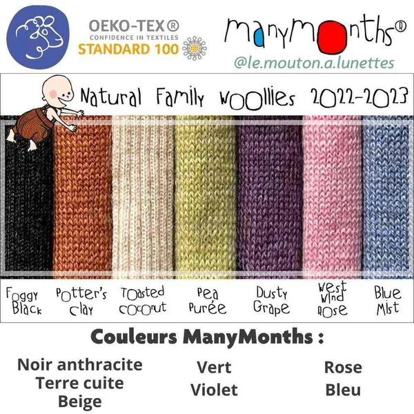 Pantalon à bretelles Hazel en laine mérinos - Manymonths - Derniers exemplaires Charmer/Explorer