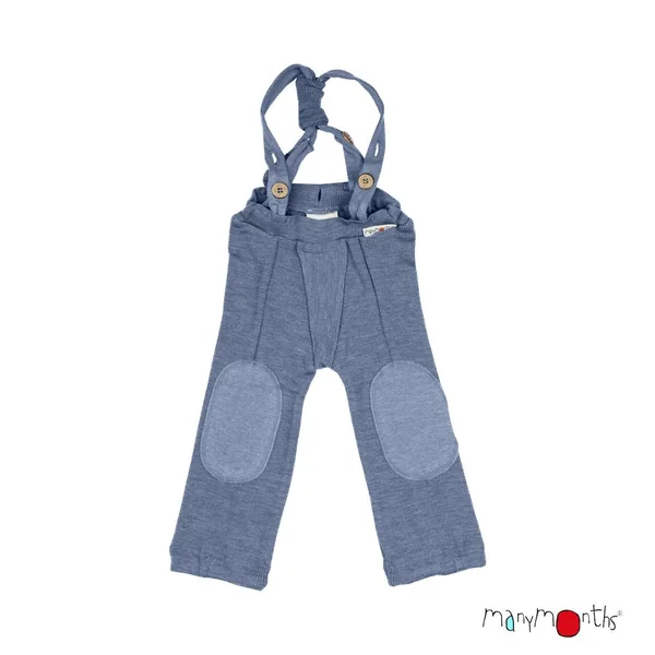 Pantalon à bretelles Hazel en laine mérinos - Manymonths - Derniers exemplaires Charmer/Explorer