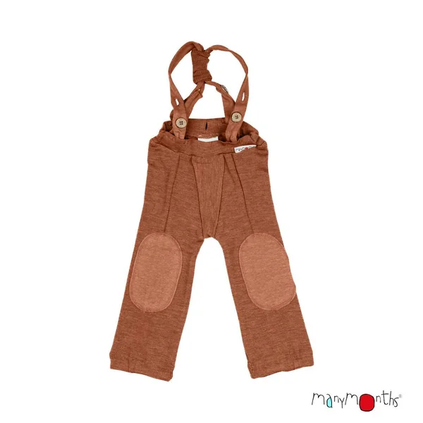 Pantalon à bretelles Hazel en laine mérinos - Manymonths - Derniers exemplaires Charmer/Explorer