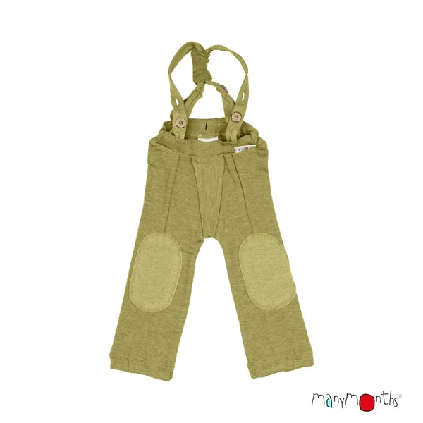 Pantalon à bretelles Hazel en laine mérinos - Manymonths - Derniers exemplaires Charmer/Explorer