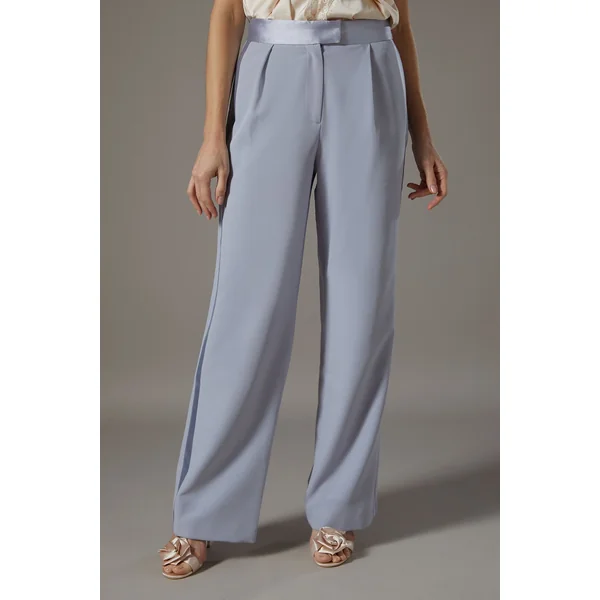 Pantalon à Panneau Sergé Satiné