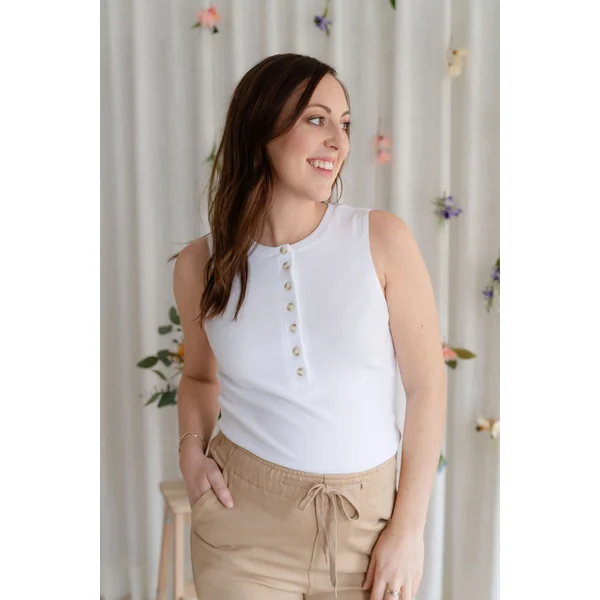 Pantalons urbains à taille élastique - beige