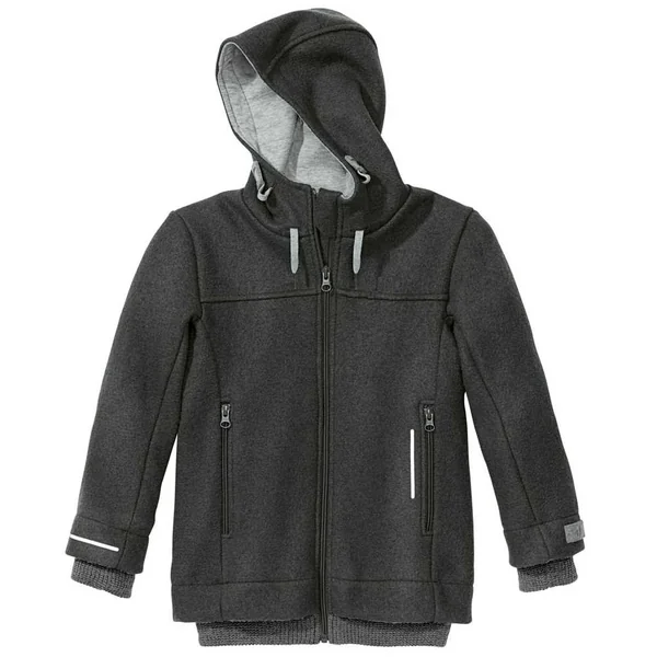 Parka hiver enfant et ado en laine bouillie bio - Veste Outdoor DISANA 3 à 14 ans