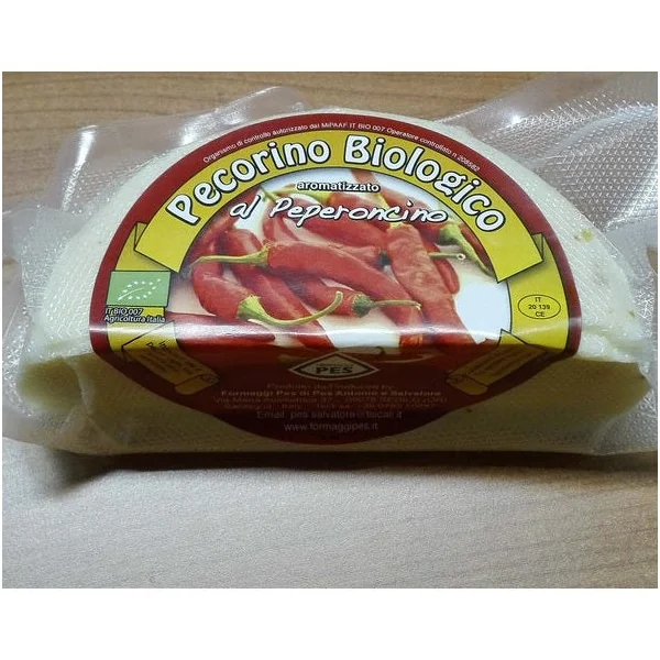 Pecorino piment lait pasteurisé