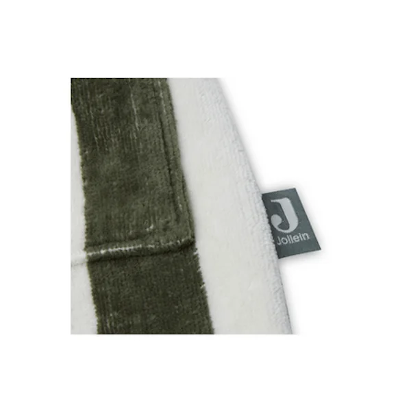 Peignoir oreilles stripe vert