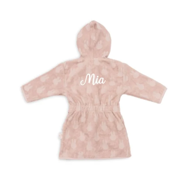 Peignoir éponge rose Miffy