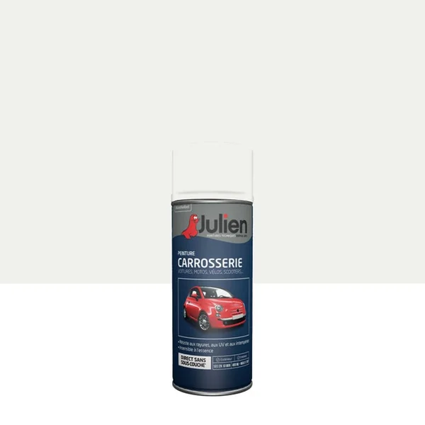 Peinture Aérosol Carrosserie Brillant Blanc Pur 400 ml