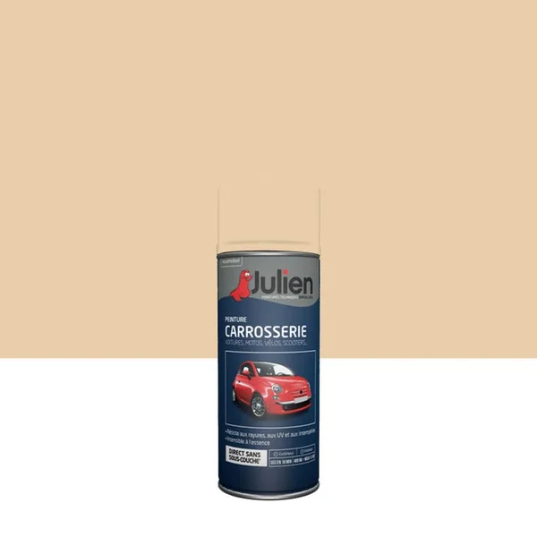 Peinture aérosol carrosserie brillant ivoire 400 ml