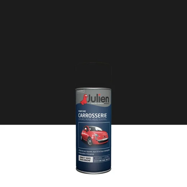 Peinture Aérosol Carrosserie Brillant Noir 400 ml