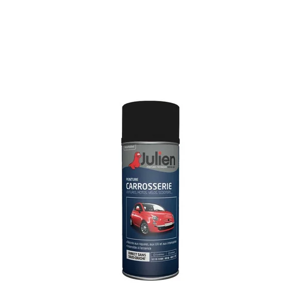 Peinture Aérosol Carrosserie Brillant Noir Obsidienne 400 ml