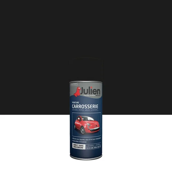 Peinture Aérosol Carrosserie Brillant Noir Obsidienne 400 ml
