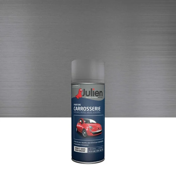 Peinture Aérosol Carrosserie effet Gris Métallisé 400 ml