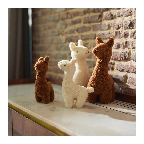 Peluche lama marron XL