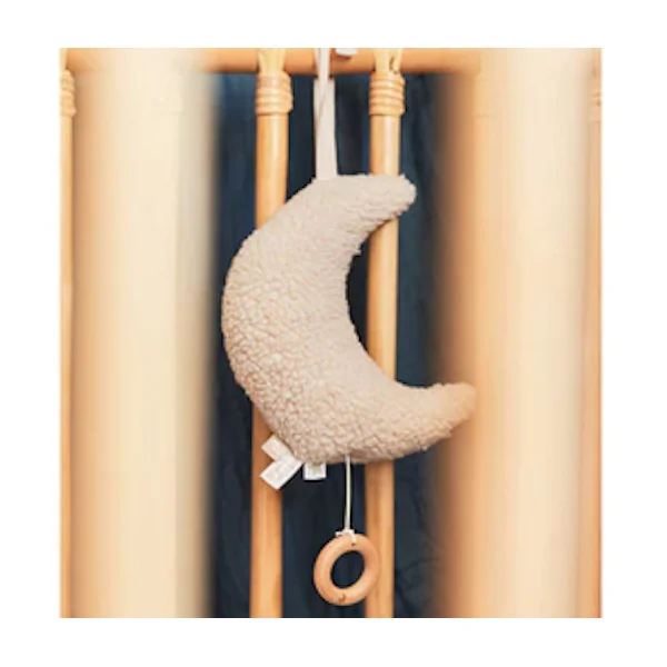 Peluche Lune musicale nougat