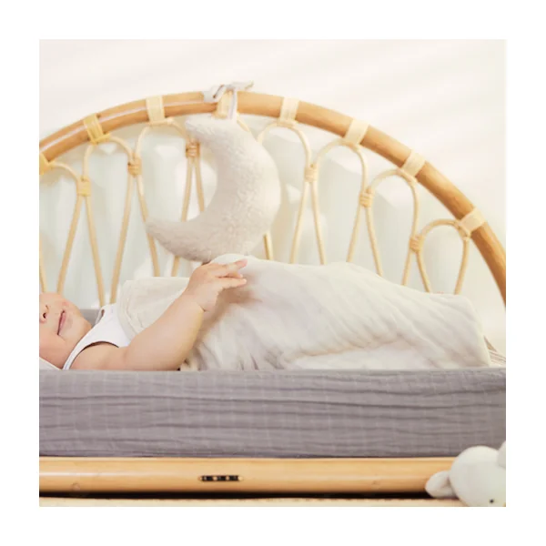 Peluche Lune musicale nougat