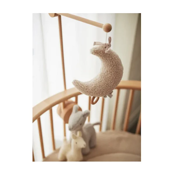 Peluche Lune musicale nougat