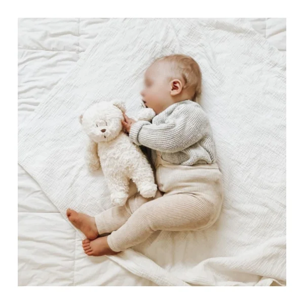 Peluche veilleuse Moonie blanc polaire
