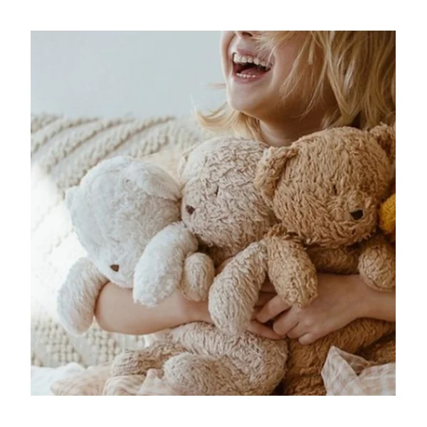 Peluche veilleuse Moonie capuccino