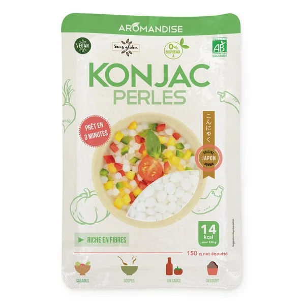 Perle konjac riz 150g net égoutté