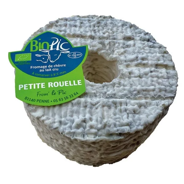 Petite rouelle cendrée au lait cru 21% 155g