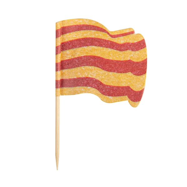 PETITS DRAPEAUX "CATALUGNA" 4x3/6,5 CM ASSORTI BOIS (144 UNITÉ) - Garcia de Pou