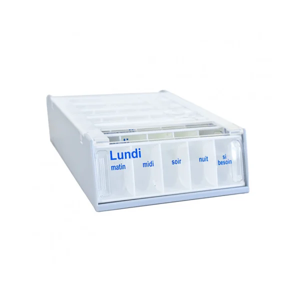 Pilulier 7 jours Anabox blanc