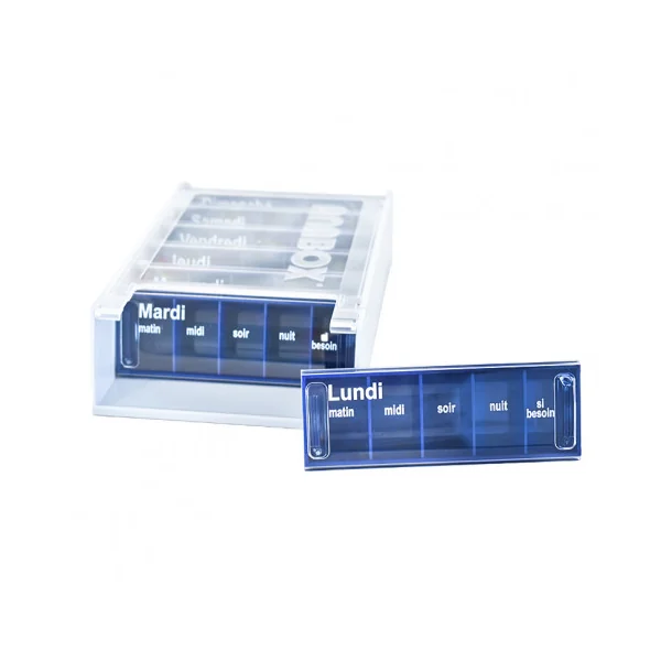 Pilulier 7 jours Anabox bleu