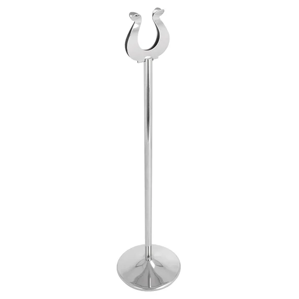 PINCE POUR NUMÉROS DE TABLE 30 (h) CM ARGENTE INOX (1 UNITÉ) - Garcia de Pou