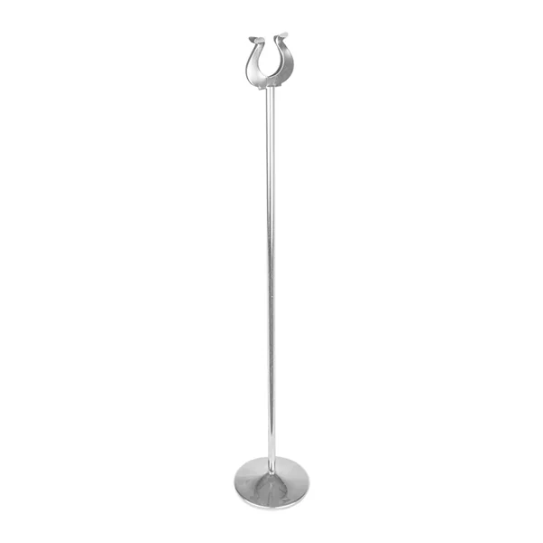 PINCE POUR NUMÉROS DE TABLE 46 (h) CM ARGENTE INOX (1 UNITÉ) - Garcia de Pou